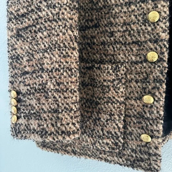 Celine Oversized Tweed Cardigan in Leopard 38 - Picture 5 of 10